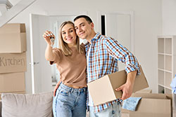 couple moving into home